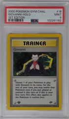 V1637: 2000: Giovanni: 18/132: 1ST Edition: Gym Challenge: PSA: 9: MINT: 102261182